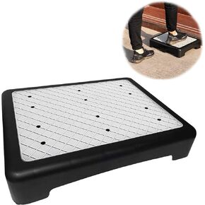 Platform Step Stool Bed Step Non-Slip Rubber Stair Riser Portable Anti-Fall Safety Platform for Elderly and Adults