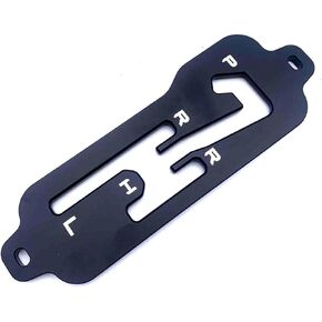Talon Shift Gate Shiftgate Gated Shift Plate Fist Talon 1000R SXS10S2R Talon 1000R SXS10S2X 1000X-4 SXS10S4 SXS10S4 Fox Live Valve Made of Black Anodized Aluminum