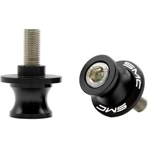 10MM M10 X1.5 Motorcycle Swing arm Sliders Spools CNC Swing Arm Stand Screw, Fit with SMC 690 R SMC 790 Orange