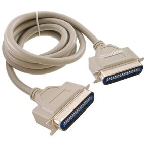 CablesOnline 25ft. Centronics-36 Male to Centronics-36 Male 36-Conductor Printer Cable, P-4025