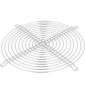 Easycargo 2pcs 200mm Fan Grill 200mm Guard Silver for pc Computer case Fan (200mm)
