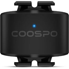 COOSPO Bike Cadence Speed Sensor BK9,Bluetooth 5.0 ANT+ Cycling Cadence Bicycle RPM Sensor,IP67 Waterproof & 300H Battery, Compatible with Rouvy/Zwift/Peloton/Wahoo APP/GPS Bike Computers