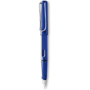 Lamy Safari Fountain Pen - Elegant Design Cool Pens, Best Pens For Smooth Writing, Journaling, and Calligraphy - Blue Fine Point Pen