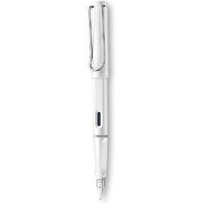 Lamy Safari Fountain Pen - Elegant Design Cool Pens, Best Pens For Smooth Writing, Journaling, and Calligraphy - White Extra Fine Point Pen