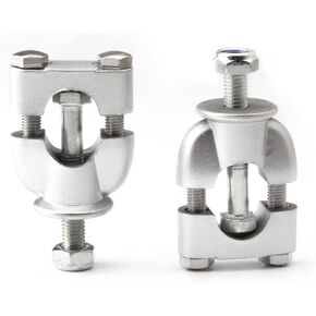 22mm 7/8 "دراجة نارية المقود الناهضون جبل المشابك ل الترابية دراجة الطرق غير الممهدة ATV حزمة من 2