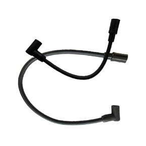 10mm Black Spark Plug Wires Compatible with Harley Davidson Big Twin 99-17 FXD Dyna (32358-00A)
