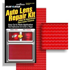 Blue Star Grid Pattern Auto Lens Repair Kit (Red)