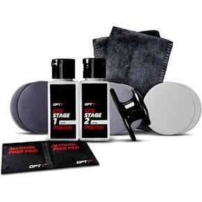 OPT7 Headlight Restoration Kit with Exclusive Ceramic Nu Coating - Professional Detailers Grade - Lens Polisher Drill Set