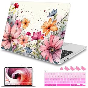 Mektron Cute Owl Plastic Hard Shell Cover for MacBook Pro 16 inch Case A2141 2020 2019 with Touch Bar & Touch ID, 4 in 1 Laptop Case, Keyboard Skin, Screen Protector, Dust Plug