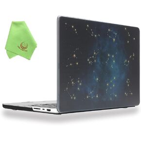 UESWILL Case for 2024 2023 2022 2021 Release MacBook Pro 16 inch M4 M3 M2 M1 Pro Max chip & Touch ID, Pattern Hard Shell Cover, Astronaut B