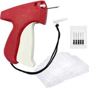 1606pcs Tagging Gun Kit, Tagging Gun for Clothing, Standard Retail Price Tag Attacher Gun Kit for Clothes Labeler with 6 Steel Needles and 1600 1-in Barbs Fasteners