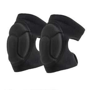 Knee Pads for Women & Men, Dance Knee Pads Volleyball Knee Pads for Women Men Wrestling Knee Pads Wrestling Gear, Crash Pad Snowboarding Gear Knee Protector Soft Knee Pads for Work (X-Large, Black)