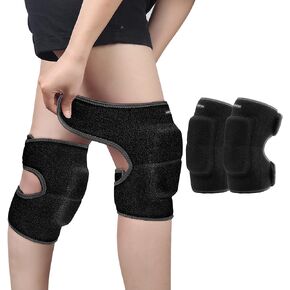 ONTYZZ Kids Knee Pads with Thickened SBR Pads Adjustable Anti-Slip Knee Pads for Kids Soft Knee Pads for Volleyball Cycling Dancing Soccer Hockey