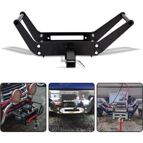 Winch Mounting Plate Compatible 1987-2006 Wrangler TJ LJ YJ (10" x 4 1/2")