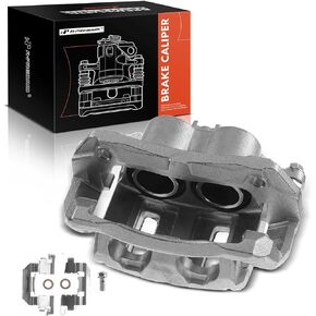 A-Premium Disc Brake Caliper Assembly with Bracket Compatible with Select Honda and Acura Models - CR-V 07-11, Odyssey 05-10, Accord Crosstour 10-11, RDX 07-12, Crosstour 12-15 - Front Side