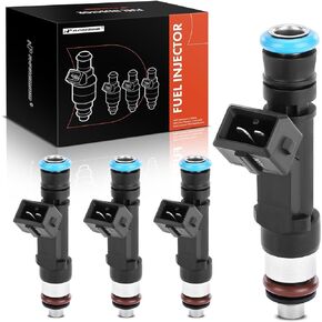 A-Premium Fuel Injectors Compatible with Chevrolet Cruze 2011-2015, Cruze Limited 2016, Sonic 2012-2016 2018, Trax 2013-2016 & Buick Encore 2013-2015 2017-2019, L4 1.6L, Set of 4, Replace# 0280158205