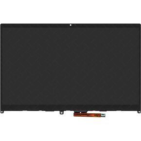 LCDOLED Replacement for Lenovo IdeaPad Flex 5-14ARE05 5-14IIL05 5-14ITL05 5-14ALC05 81X2 81WS 81X1 82HS 82HU 14.0 inches FHD 1920x1080 IPS LCD Display Touch Screen Digitizer Assembly Bezel with Board