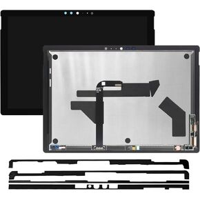 Screen Replacement 12.3 inch M1010537-003 for Microsoft Surface Pro 4 1724 LCD Display Touch Screen Digitizer Assembly with LCD Flex Conversion (with Touch Plate)