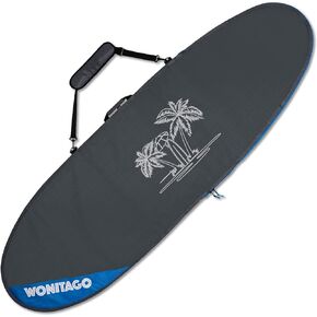 Surfboard Travel Bag, Stand-up Paddle Board Carrying Bags, Surf Cover Wear-Resistant and Lightweight Size 6'0, 6'6, 7'0, 7'6, 8'0, 8'6, 9'2, 9'6, 10'0