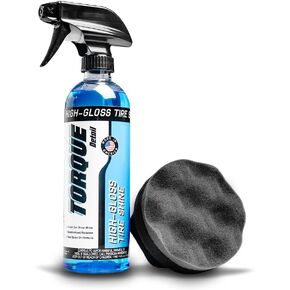 Torque Detail High Gloss Tire Shine - Wet, Glossy Shine Non-Sling Formula