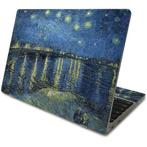 MightySkins Skin Compatible with Samsung Chromebook 4 (2021) 11.6" - Great Wave of Kanagawa | Protective, Durable, and Unique Vinyl Decal wrap Cover | Easy to Apply | Made in The USA