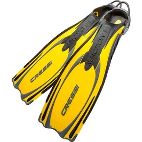 Scuba Diving Fins - Reactive Open Heel with Bungee Strap - Reaction EBS: made in Italy