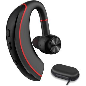NANAMI Bluetooth Headset, Bluetooth Earpiece V5.0, 320Hrs Ultralight Headphones with Rotatable Mic, Hands-Free Earphones, Noise Cancelling, in-Ear Earbuds for iPhone Android Cell Phone/Laptop/Trucker