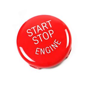 Jaronx Sports Red Start Stop Engine Switch Button Compatible with BMW,Power Ignition Start Stop Button Replacement(Compatible with BMW 1 2 3 4 5 6 7 X1 X3 X4 X5 X6/F30 F10 F01 F15 G01 G30 G31 G11 G12)