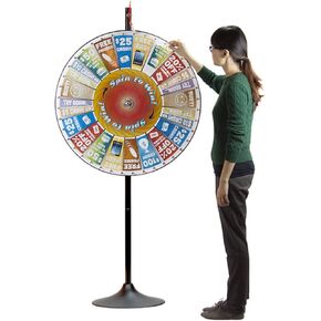 عجلة جيب الجائزة مقاس 36 بوصة مع حامل من Midway Monsters in Kuwait