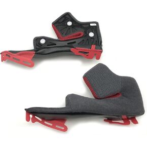 Shoei RF-1400 Cheek Pads Street Motorcycle Helmet Accessories - Black / 39mm