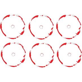 Jucoci Objective Point Markers 6PCS Set Objective Marker Compatible with WHAOS Wargame (Miniature Not Included)