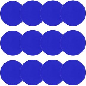 ZIECE Spot Markers Rubber Floor Dots 9inch Non Slip Flat Cones Agility Dots for Kids Soccer Basketball Sports Speed Agility Training, Preschool Classroom Activities