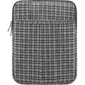 حقيبة حمل لجهاز iPad 9/8/7th Gen 10.2، iPad Pro 11 M2 2022، iPad Air 5/4th 10.9، iPad 10th Gen 10.9، Galaxy Tab A8/S9/S8/S9 FE، حقيبة حماية من التويد مقاس 9-11 بوصة ، أسود اللون الرمادي in Kuwait