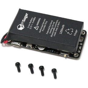 Pisugar2 Portable 1200 mAh UPS Lithium Battery Pwnagotchi Power Module for Raspberry Pi-Zero W/WH Model Accessories handhold(Not Include Raspberry Pi)