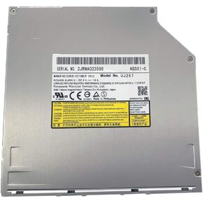 UJ267 UJ-267 9.5mm SATA Slot-in 6X 3D Blu-ray Burner BD RW Drive for MacBook Pro Dell Alienware M14x XPS 14z 15z and Sony Vpcz1 Vpcz117gg Laptops