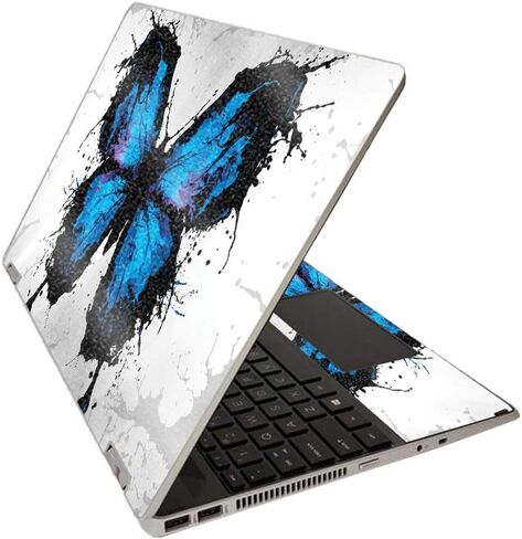 MightySkins Glossy Glitter Skin for HP Pavilion x360 15" (2020) - Starry Night | Protective, Durable High-Gloss Glitter Finish | Easy to Apply, Remove, and Change Styles | Made in The USA in Saudi Arabia