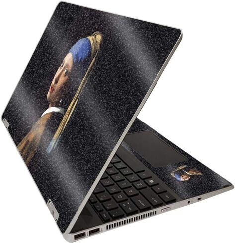 MightySkins Glossy Glitter Skin for HP Pavilion x360 15" (2020) - Starry Night | Protective, Durable High-Gloss Glitter Finish | Easy to Apply, Remove, and Change Styles | Made in The USA in Saudi Arabia