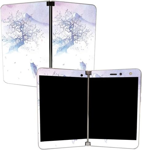 غلاف MightySkins اللامع لجهاز Microsoft Surface Duo - Teal Leopard | لمسة نهائية لامعة واقية ومتينة شديدة اللمعان | سهل التطبيق والإزالة وتغيير الأنماط | صنع في الولايات المتحدة الأمريكية in Kuwait