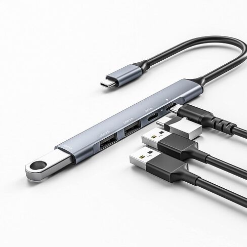 USB C HUB 5-in-1 Portable Mini Supports The 3A2C PD100W in Saudi Arabia