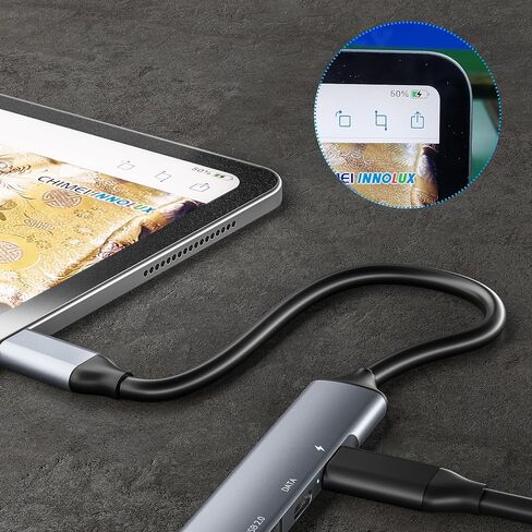 USB C HUB 5-in-1 Portable Mini Supports The 3A2C PD100W in Saudi Arabia