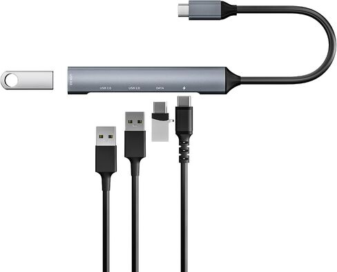 USB C HUB 5-in-1 Portable Mini Supports The 3A2C PD100W in Saudi Arabia