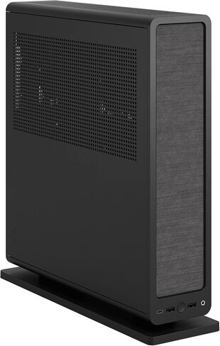 Fractal Design Ridge Black - تتضمن بطاقة PCIe 4.0 Riser - مراوح PWM 2X 140 مم - USB من النوع C - حقيبة ألعاب m-ITX للكمبيوتر الشخصي in Kuwait