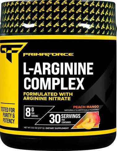 Primaforce L-Arginine Complex Powder (30 Servings Per Bottle | Mixed Berry) Powerful Protein Building Supplement for Maximum Gains in Kuwait