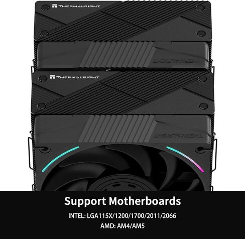 Thermalright Phantom Spirit 120 EVO CPU Cooler,Dual TL-K12 PWM Fan, 7 Heat Pipes CPU Cooling,with 2150RPM Speed,for AMD AM4 AM5/Intel 1700/1150/1151/1200/2011, PC Heatsink Cooler in Saudi Arabia