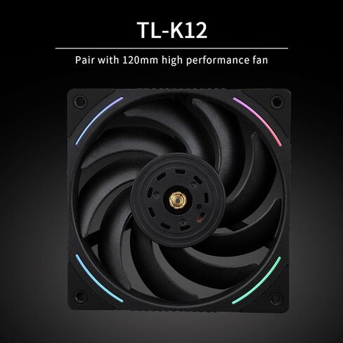Thermalright Phantom Spirit 120 EVO CPU Cooler,Dual TL-K12 PWM Fan, 7 Heat Pipes CPU Cooling,with 2150RPM Speed,for AMD AM4 AM5/Intel 1700/1150/1151/1200/2011, PC Heatsink Cooler in Saudi Arabia