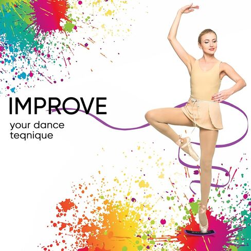 Ballet Turning Spin Board for Dance and Figure Skating. Portable Training Equipment for Dance. Make Your Turns, Pirouette and Balance Better. in Saudi Arabia