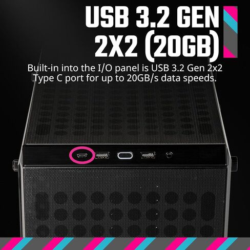 برج كولر ماستر Q300L V2 Micro-ATX، فلتر غبار منقوش مغناطيسي، USB 3.2 Gen 2x2 (20 جيجابايت)، زجاج مقسى، مبردات وحدة المعالجة المركزية بحد أقصى 159 مم، وحدة معالجة الرسومات بحد أقصى 360 مم، تدفق هواء جيد التهوية بالكامل (Q300LV2-KGNN-S00) in Kuwait