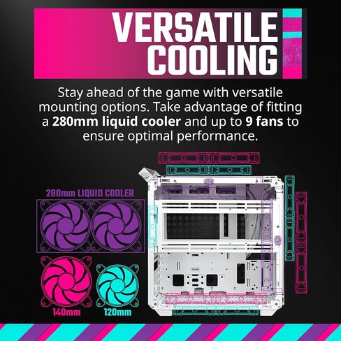 Cooler Master Q300L V2 Micro-ATX Tower, Magnetic Patterned Dust Filter, USB 3.2 Gen 2x2 (20GB), Tempered Glass, CPU Coolers Max 159mm, GPU Max 360mm, Fully Ventilated Airflow (Q300LV2-KGNN-S00) in Saudi Arabia
