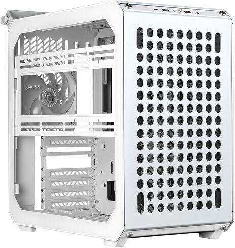 برج كولر ماستر Q300L V2 Micro-ATX، فلتر غبار منقوش مغناطيسي، USB 3.2 Gen 2x2 (20 جيجابايت)، زجاج مقسى، مبردات وحدة المعالجة المركزية بحد أقصى 159 مم، وحدة معالجة الرسومات بحد أقصى 360 مم، تدفق هواء جيد التهوية بالكامل (Q300LV2-KGNN-S00) in Kuwait