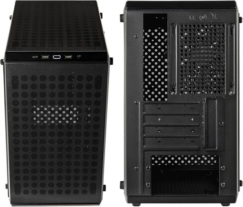 برج كولر ماستر Q300L V2 Micro-ATX، فلتر غبار منقوش مغناطيسي، USB 3.2 Gen 2x2 (20 جيجابايت)، زجاج مقسى، مبردات وحدة المعالجة المركزية بحد أقصى 159 مم، وحدة معالجة الرسومات بحد أقصى 360 مم، تدفق هواء جيد التهوية بالكامل (Q300LV2-KGNN-S00) in Kuwait